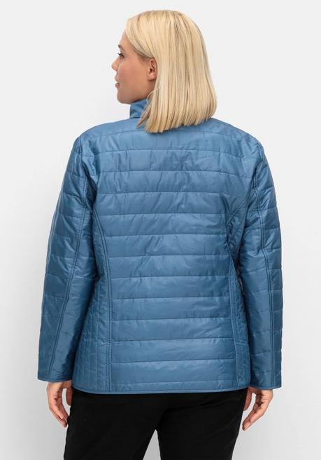 sheego Leicht wattierte Steppjacke mit Stehkragen - jeansblau sheego Bestseller