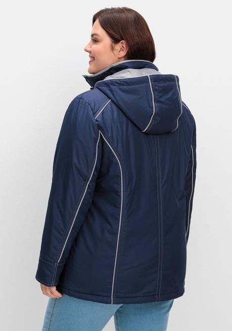 sheego Wind- und wasserabweisende Funktionsjacke - marine sheego Räumungsverkauf
