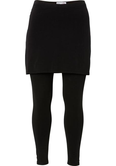sheego by Joe Browns Leggings mit angesetztem Minirock - schwarz sheego Wochenangebot
