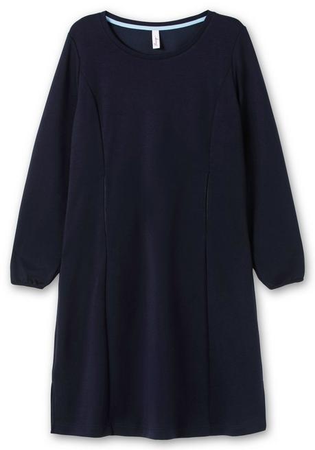 sheego Shirtkleid in schwerer Qualität, mit Raffung hinten - tiefblau sheego Letzte 2 Tage