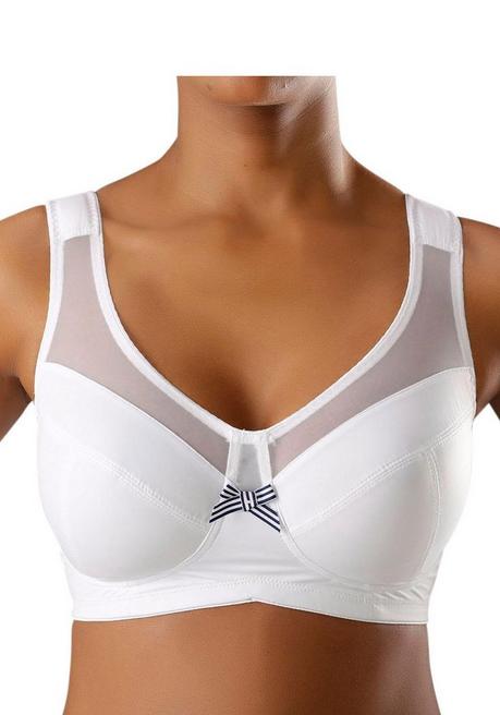 PETITE FLEUR Entlastungs-BH - marine+weiß sheego Verkauf