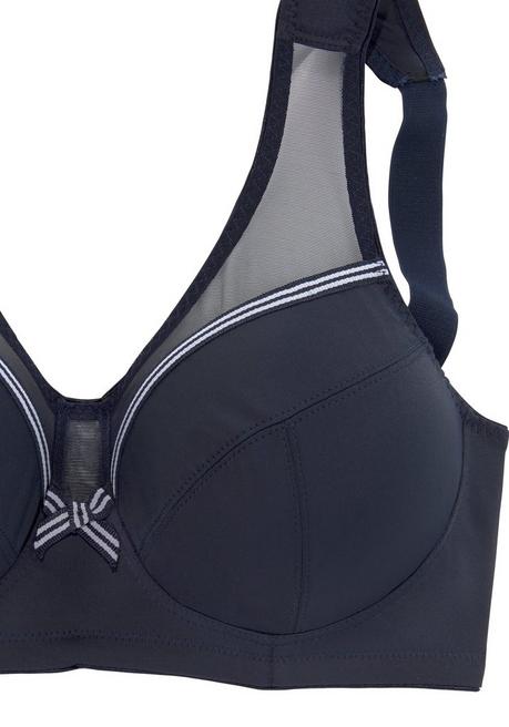 PETITE FLEUR Entlastungs-BH - marine+weiß sheego Verkauf