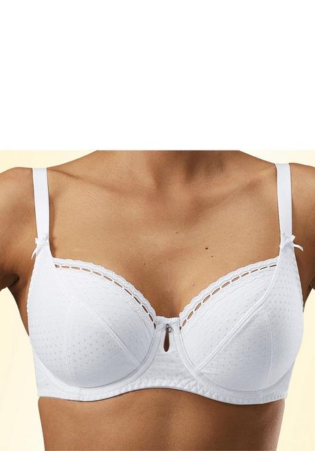 PETITE FLEUR Bügel-BH - weiß+schwarz sheego Rabatt