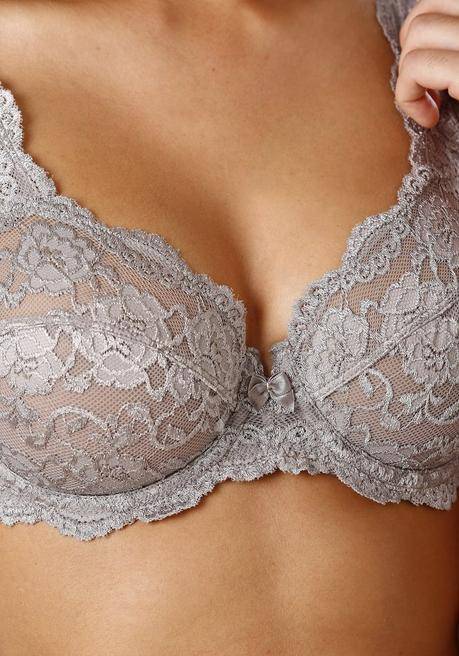 PETITE FLEUR Bügel-BH - stein+weiß sheego Tägliche Deals