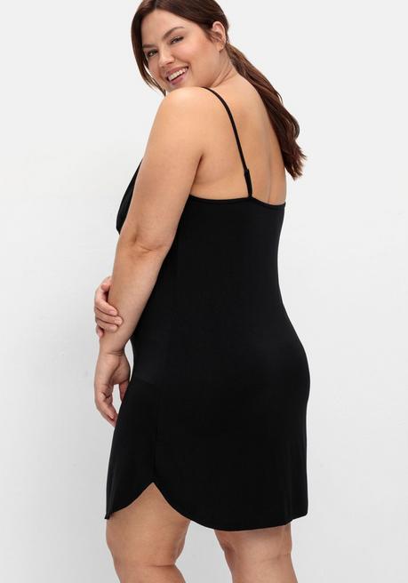 sheego Unterkleid mit verstellbaren Trägern - schwarz sheego Sonderangebote