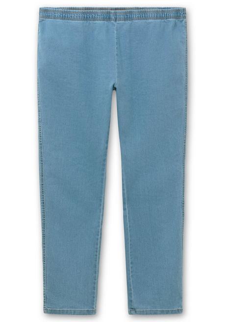 sheego Schmale Jeans mit Stretchbund, ohne Taschen - light blue Denim sheego Sonderangebot der Fabrik