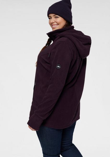 Polarino Fleecejacke - aubergine sheego Super Rabatt