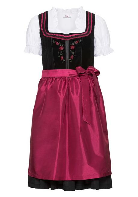 sheego Dirndl mit Schürze und Bluse 3tlg. - schwarz-rot sheego Fabrikladen
