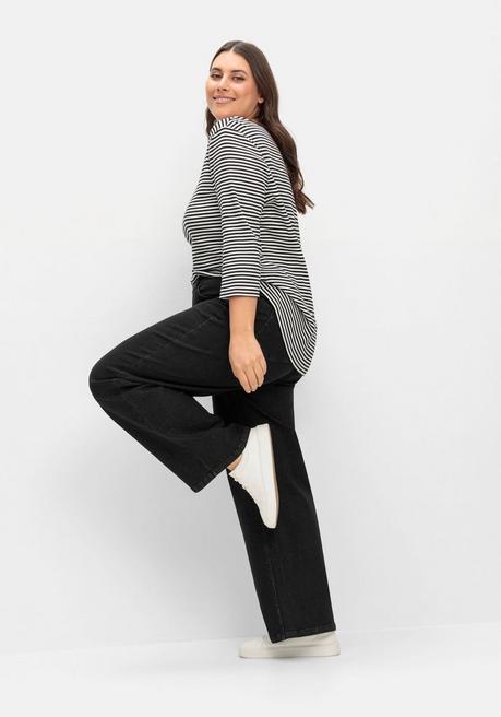 sheego Weite Jeans in Curvy-Schnitt ELLA - black Denim sheego zollfrei