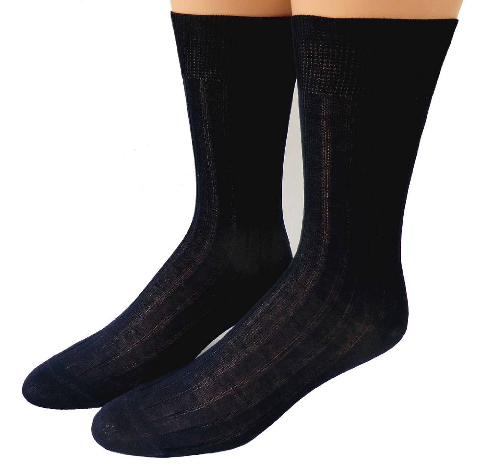 Shimasocks Herren Socken 10:2 Rippe 100% Baumwolle gasiert-mercerisiert