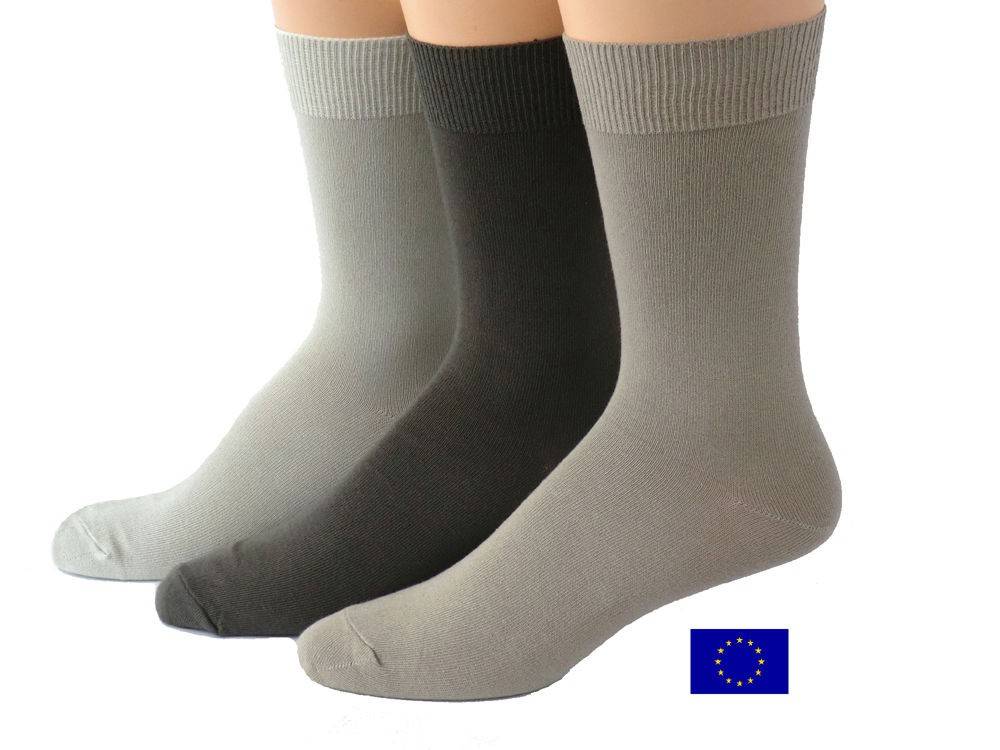 Shimasocks Herren Socken rechts/ links glatt gestrickt 3er Pack