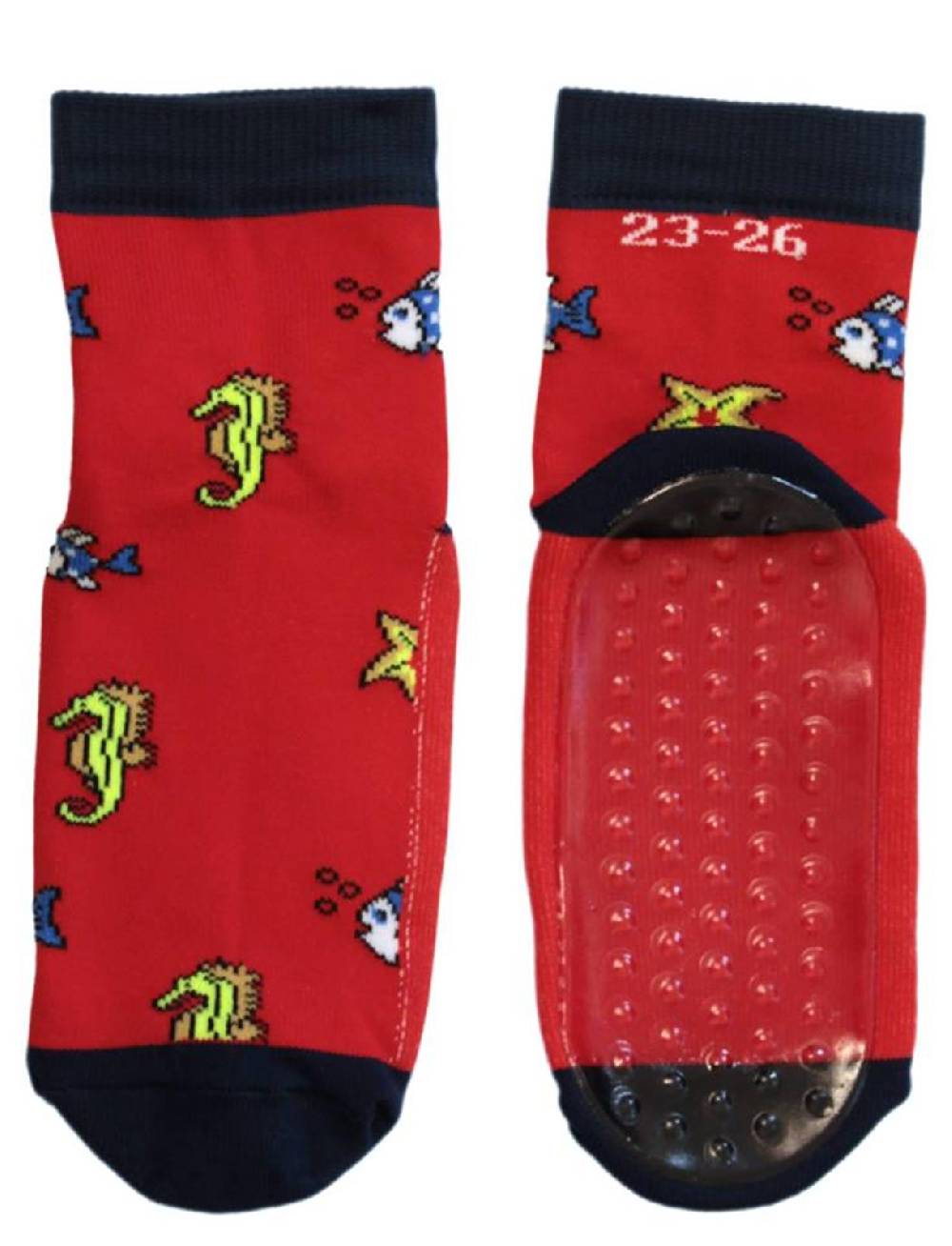 Shimasocks Strandsocken rutschhemmend Schwimmsocken Kinder Beach Strand Wattwandersocken Fische Wassersocken