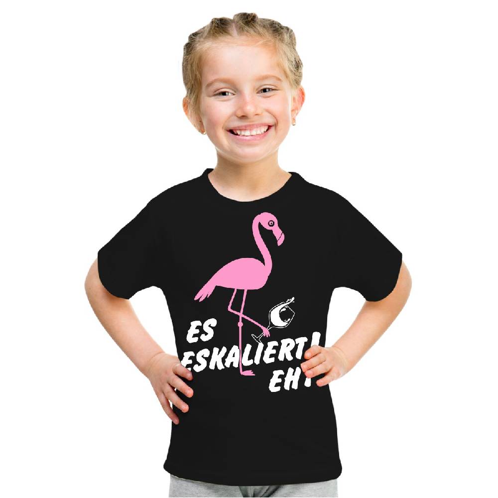 Spass Kostet Kinder T-Shirt Flamingo Es Eskaliert eh Räumungsverkauf