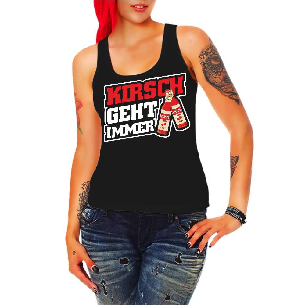Spass Kostet Frauen Trägershirt Kirsch geht immer Exklusivangebot