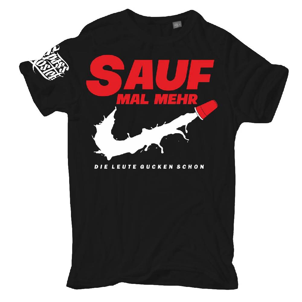 Spass Kostet Übergrößen Männer T-Shirt Sauf mal mehr die Leute gucken schon 3XL bis 8XL Heißer Verkauf