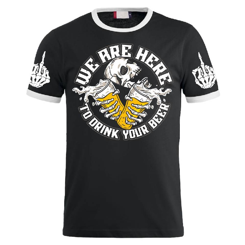 Spass Kostet Herren TShirt DRINK your BEER Hardcore Fun JETZT KAUFEN