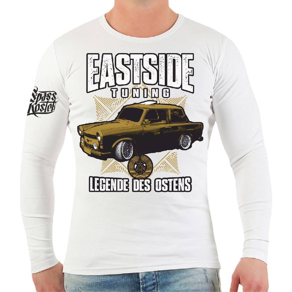 Spass Kostet Männer Longsleeve DDR Eastside Tuning Legende des Ostens Neuheiten