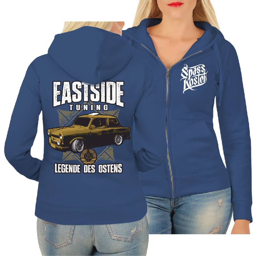 Spass Kostet Frauen Kapujacke DDR Eastside Tuning Legende des Ostens Begrenzte Freigabe