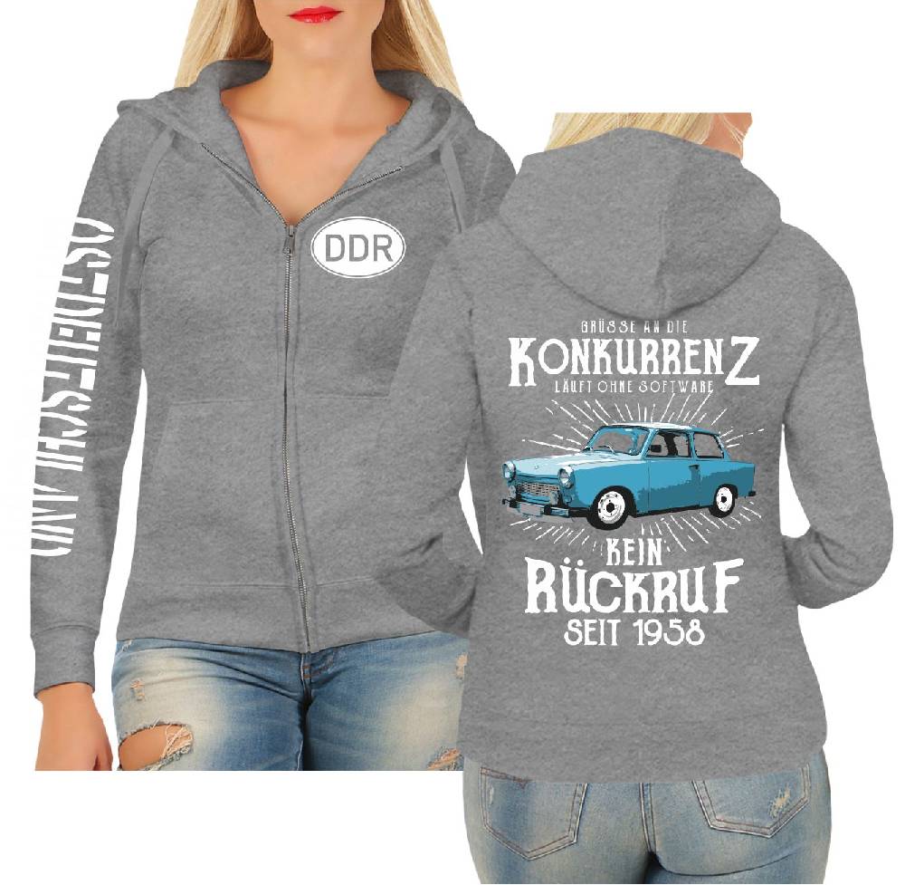 Spass Kostet Frauen Kapujacke DDR Grüße an die Konkurrenz KEIN RÜCKRUF Begrenzt auf 3 Tage