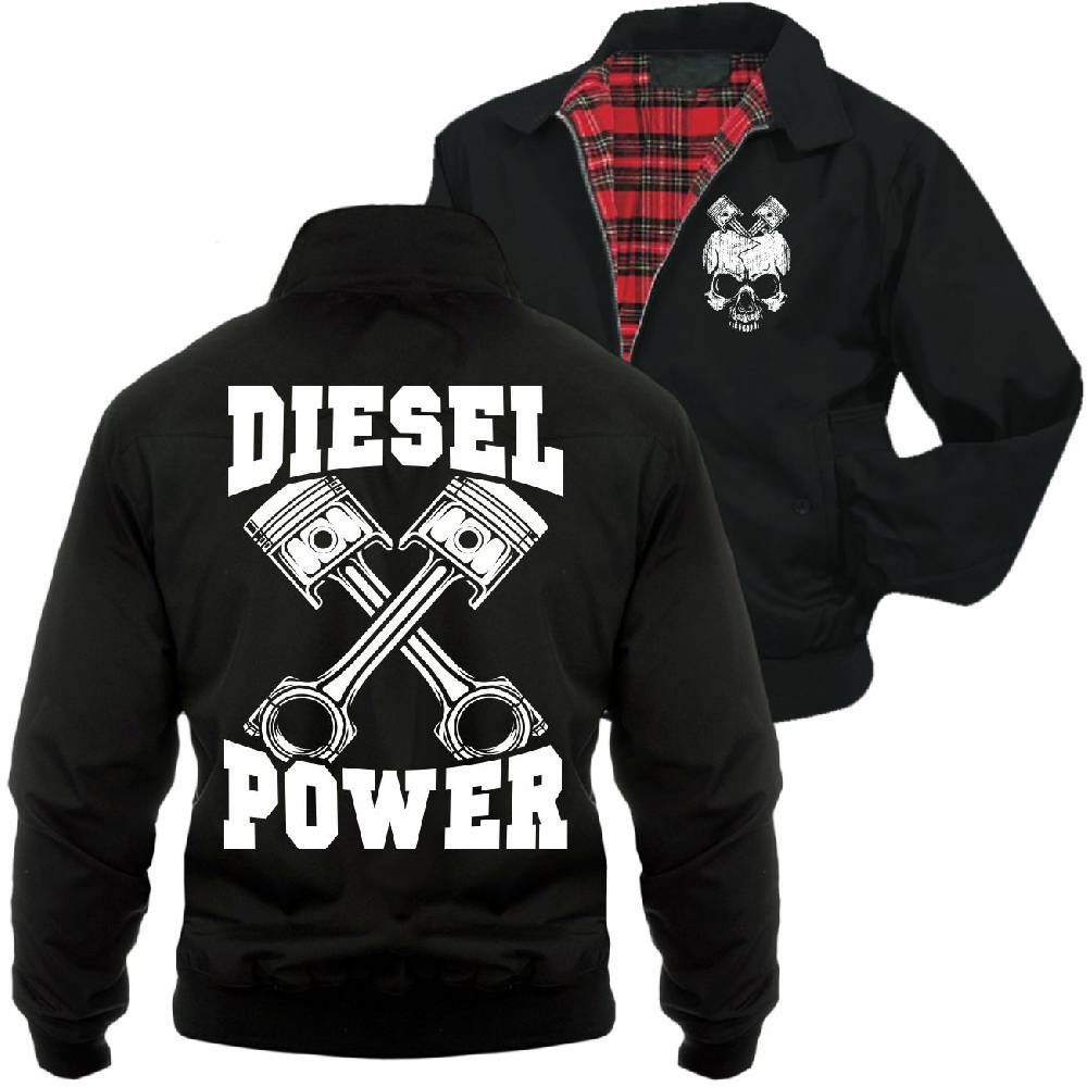 Spass Kostet Männer Harrington Jacke Diesel Power Schlussverkauf