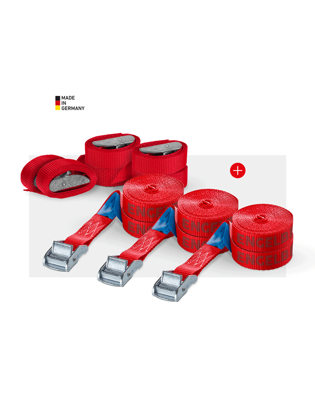 Strauss e.s. Spanngurt-Set mit Klemmverschluss Großer Ausverkauf