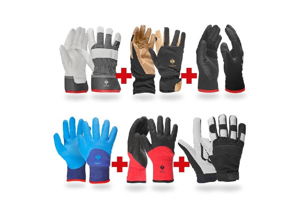 Strauss TEST-Set: Handschuhe Kälteschutz Räumungsverkauf