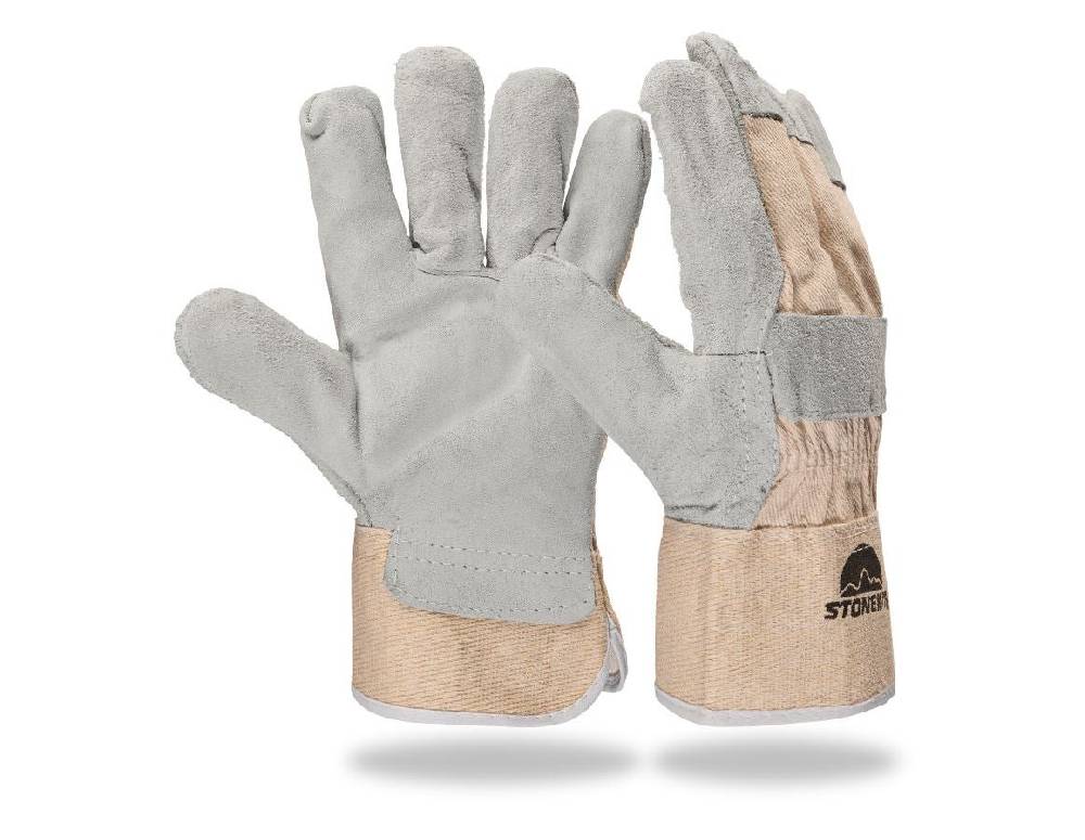 Strauss Kernspaltleder-Handschuhe Neueste Stile