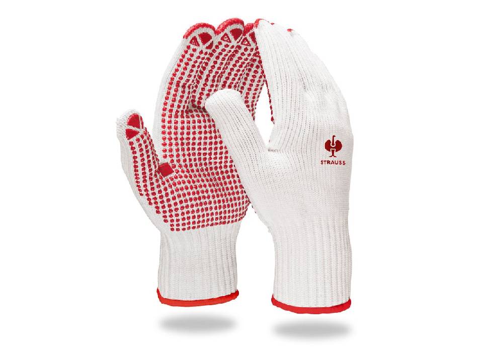Strauss PVC-Strickhandschuhe Red-Point Fabrikpreis