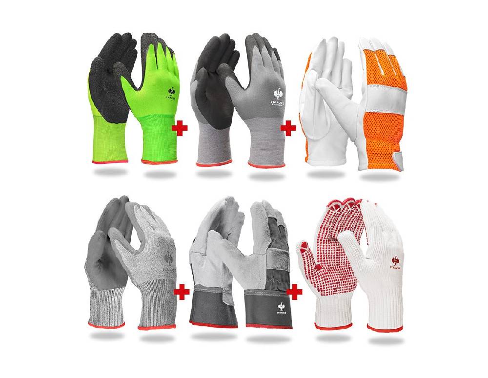 Strauss Handschuh-Profi-Set Dach und Holz im Angebot