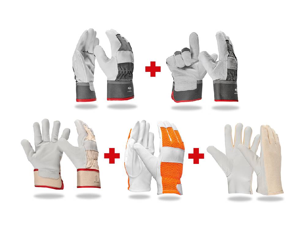 Strauss Handschuh-Profi-Set Leder II Fabrikverkauf