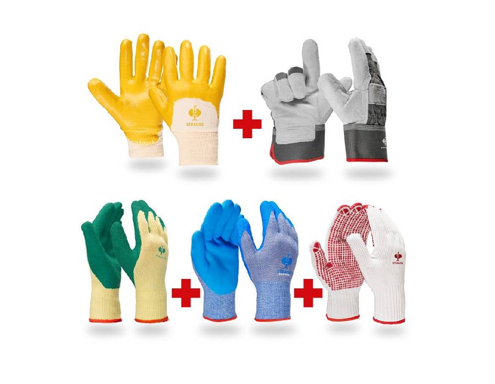 Strauss Handschuh- Profi Set Bau Valentinstagsangebot