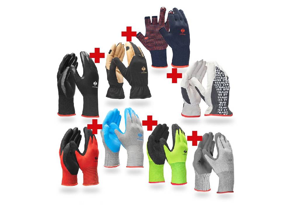 Strauss Handschuh-Profi Set Installation Zeitbegrenzte Promotion