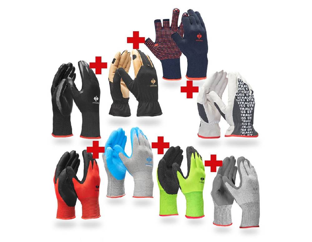 Strauss Handschuh-Profi Set Installation Zeitbegrenzte Promotion