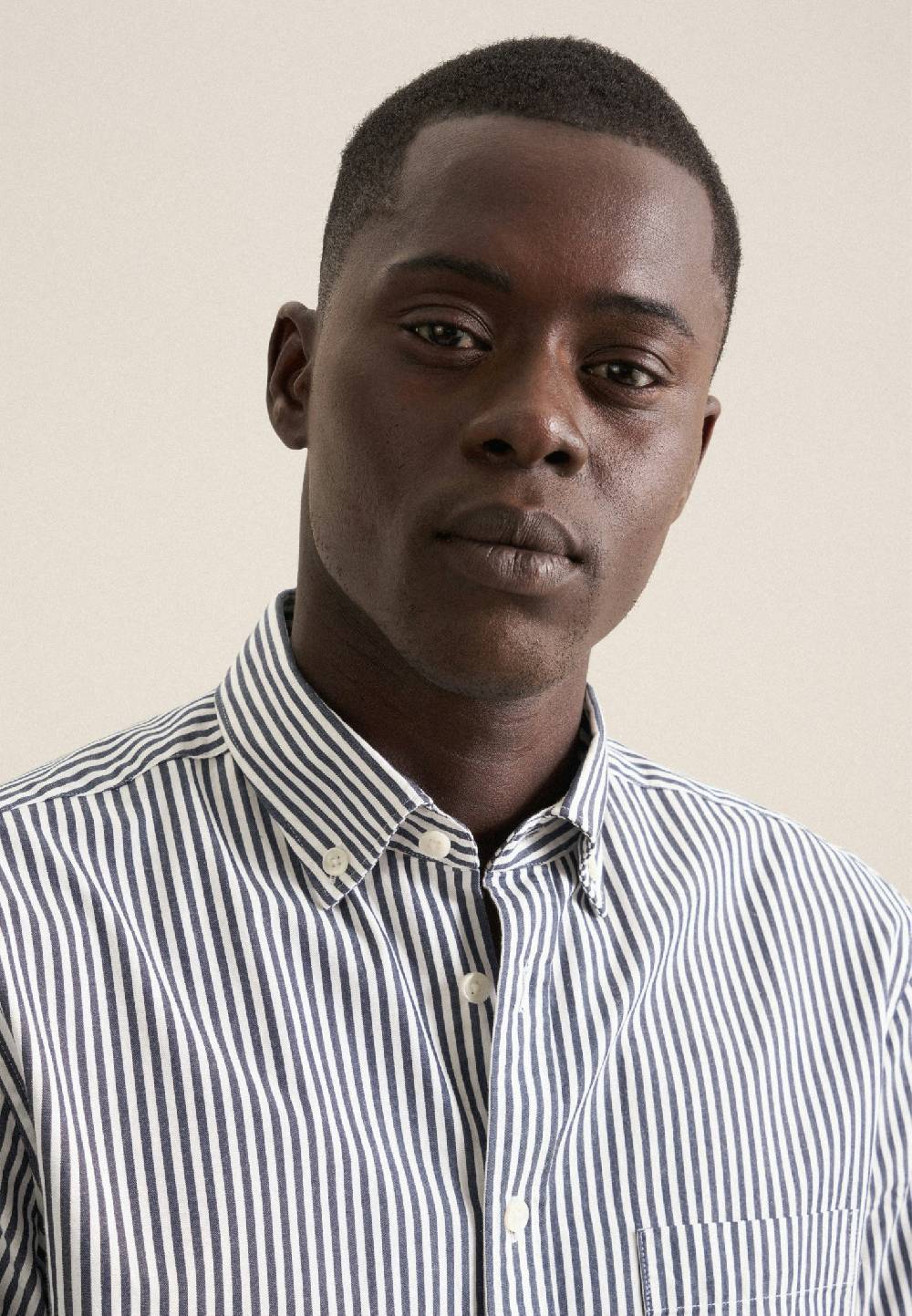 Studio Seidensticker Twill Casual Hemd in Regular mit Button-Down-Kragen Saisonschlussverkauf