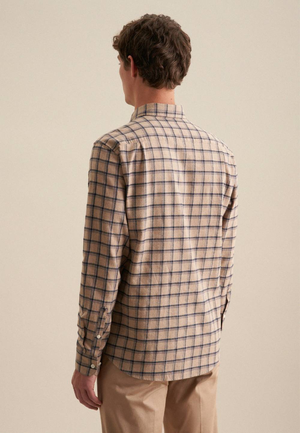 Studio Seidensticker Flanell Casual Hemd in Regular mit Button-Down-Kragen Cyber Monday