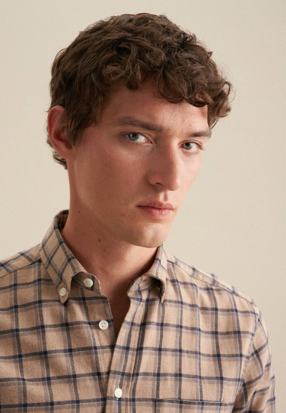 Studio Seidensticker Flanell Casual Hemd in Regular mit Button-Down-Kragen Cyber Monday