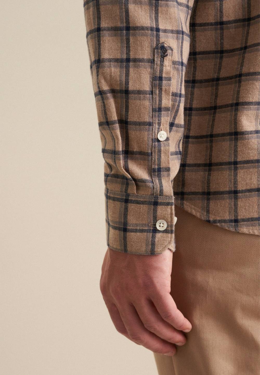Studio Seidensticker Flanell Casual Hemd in Regular mit Button-Down-Kragen Cyber Monday