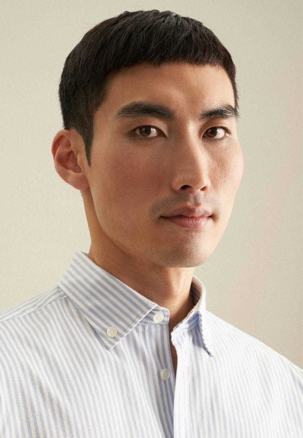 Studio Seidensticker Twill Casual Hemd in Regular mit Button-Down-Kragen Valentinstagsangebot