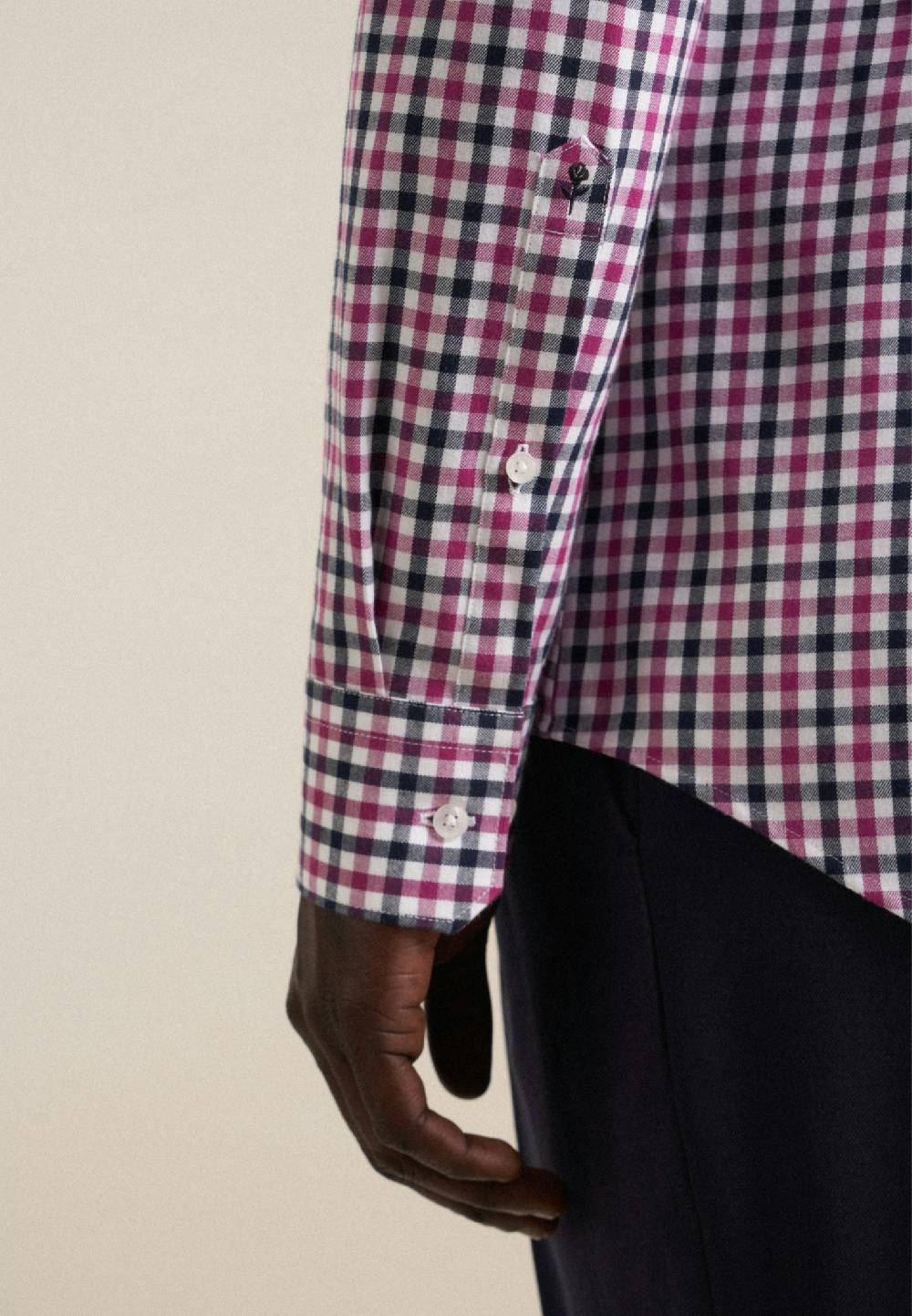 Studio Seidensticker Flanell Flanellhemd in Shaped mit Button-Down-Kragen Jubiläumsangebot