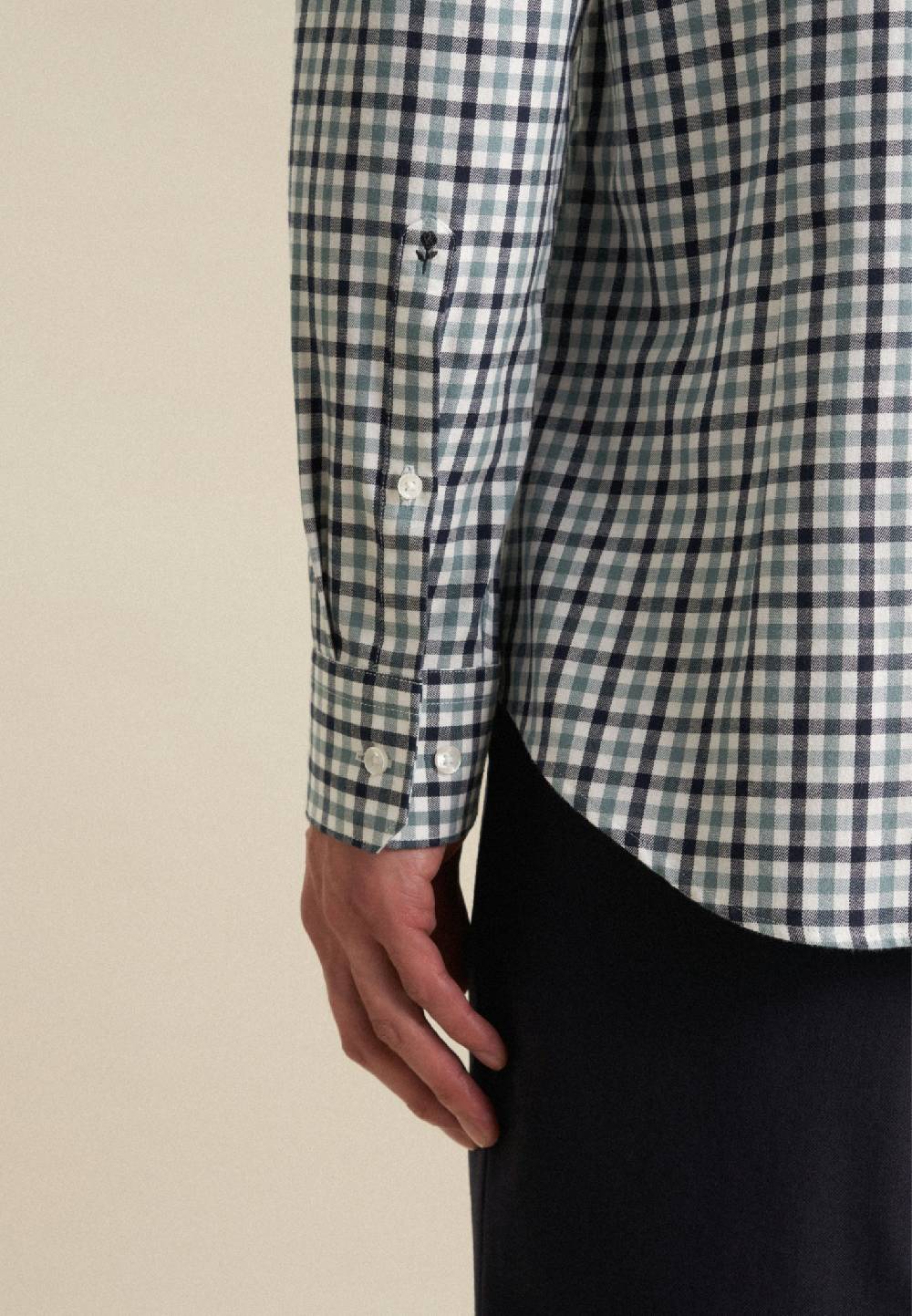 Studio Seidensticker Flanell Flanellhemd in Shaped mit Button-Down-Kragen Lagerräumung