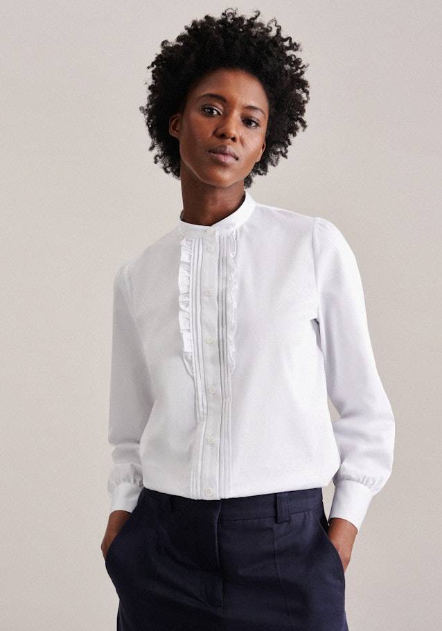 Studio Seidensticker Satin Stehkragenbluse 50% Rabatt für begrenzte Zeit