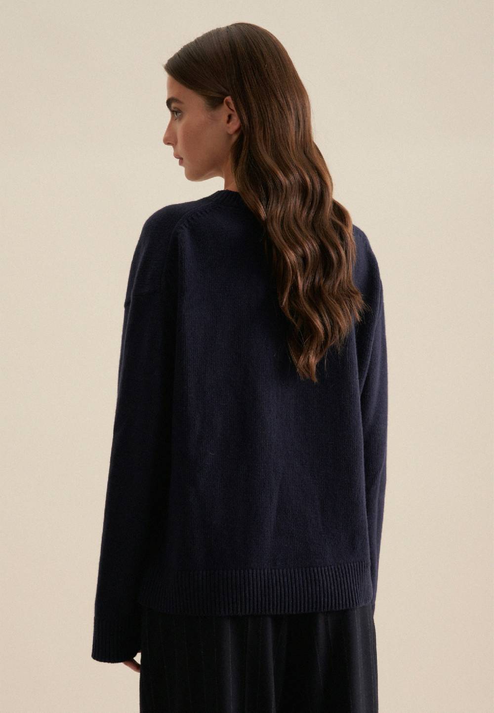 Studio Seidensticker Rundhals Pullover Oversized Günstiger Verkauf