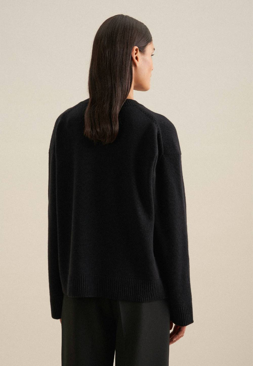 Studio Seidensticker Rundhals Pullover Oversized Limitierter Zeitrabatt