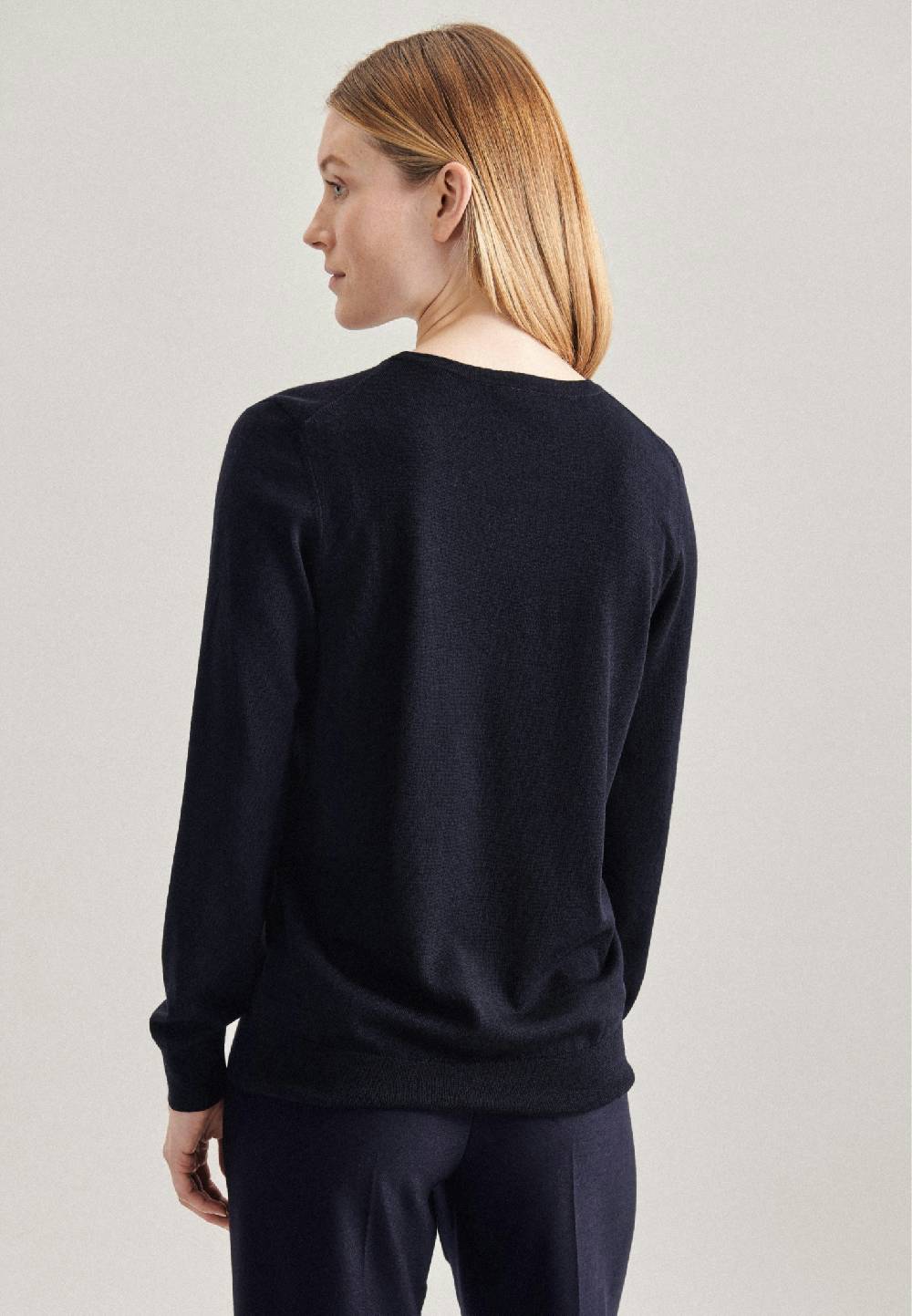 Studio Seidensticker Rundhals Pullover Regular Großer Ausverkauf