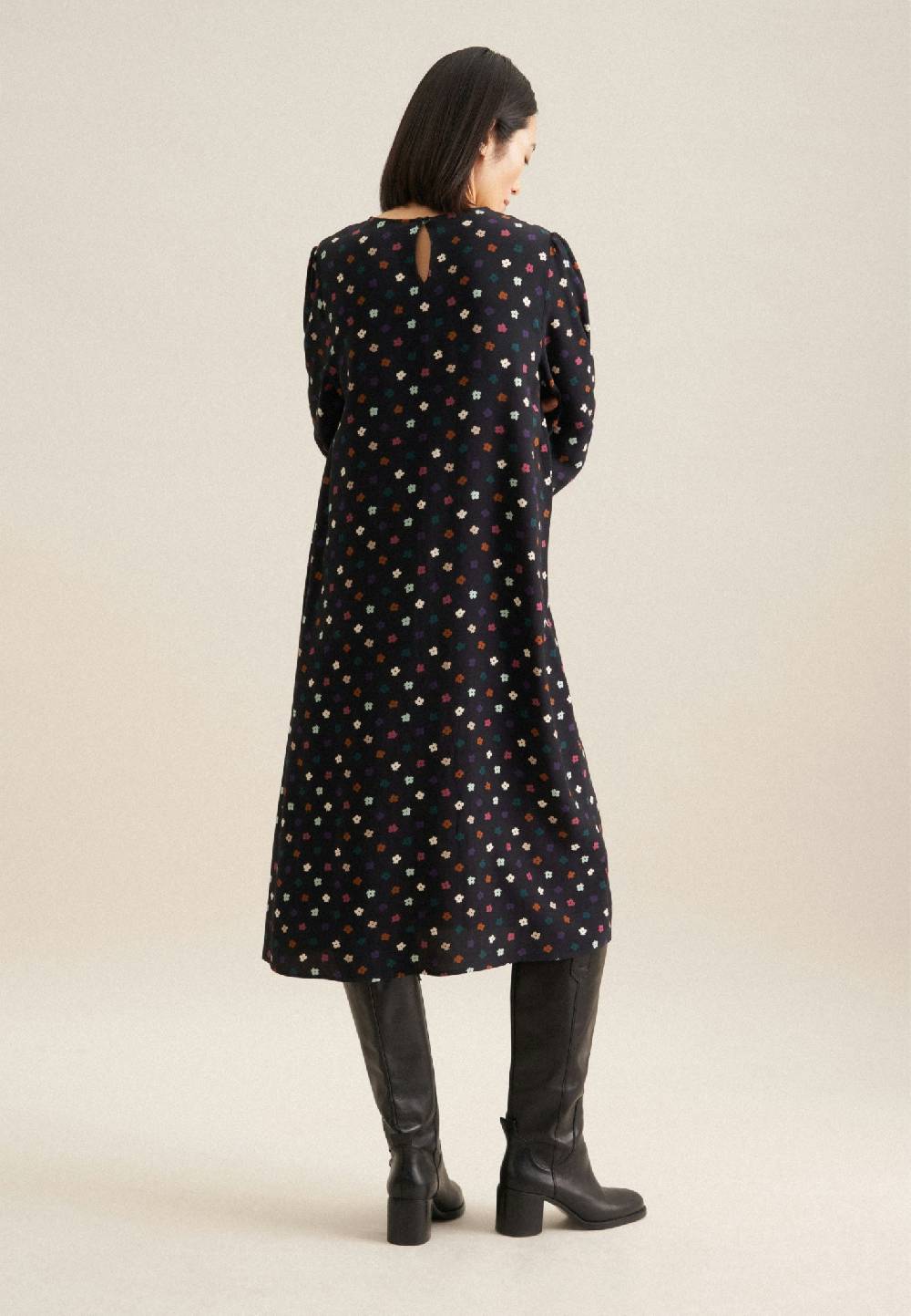 Studio Seidensticker Krepp Midi Kleid Flash Sale