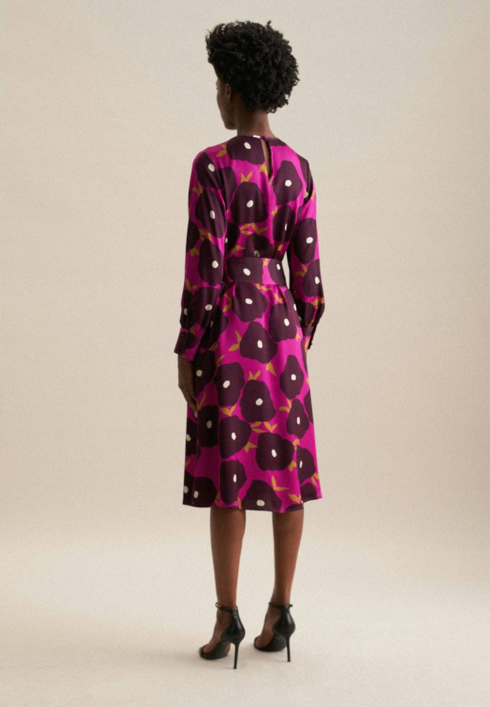 Studio Seidensticker Satin Midi Kleid Cyber Monday