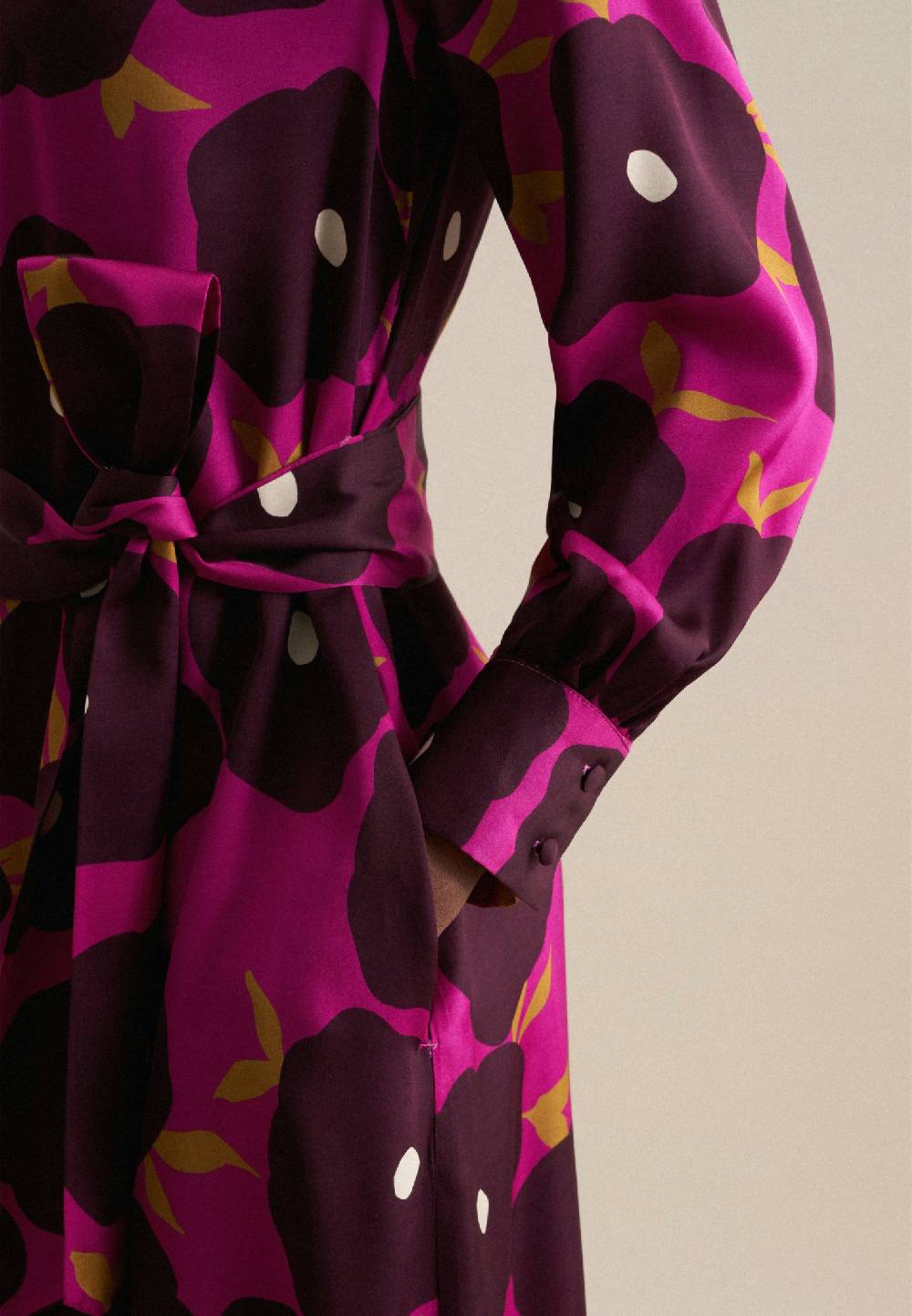 Studio Seidensticker Satin Midi Kleid Cyber Monday