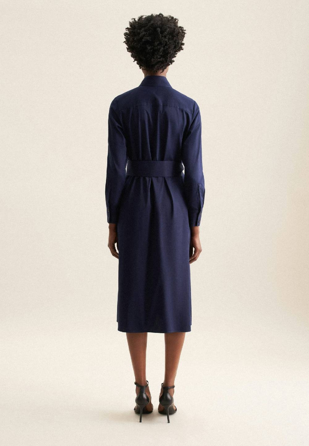 Studio Seidensticker Satin Midi Kleid Große Rabatte