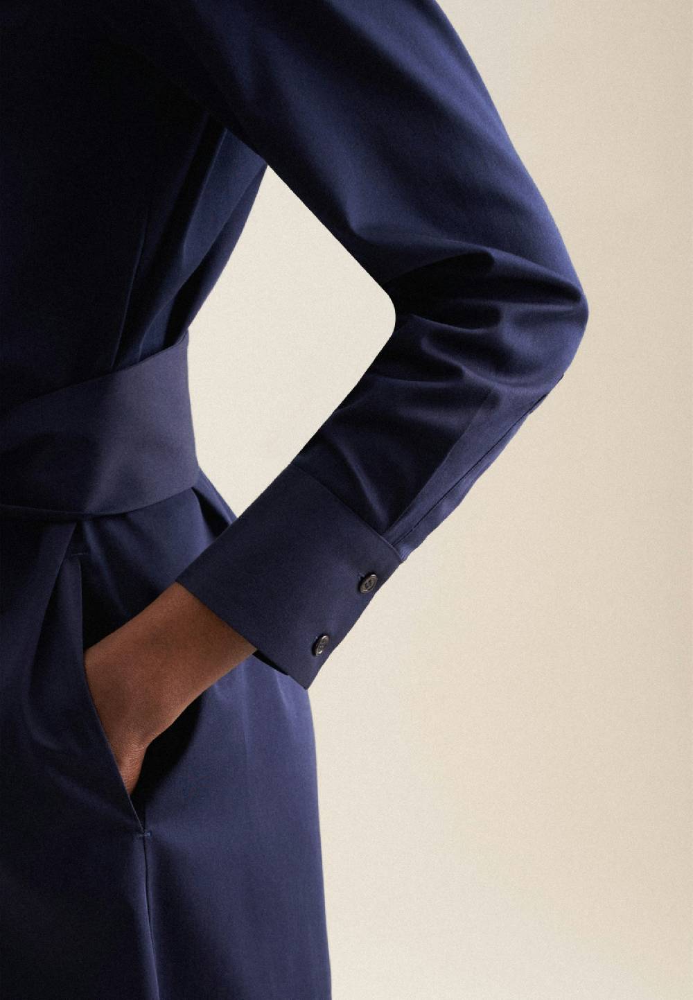Studio Seidensticker Satin Midi Kleid Große Rabatte