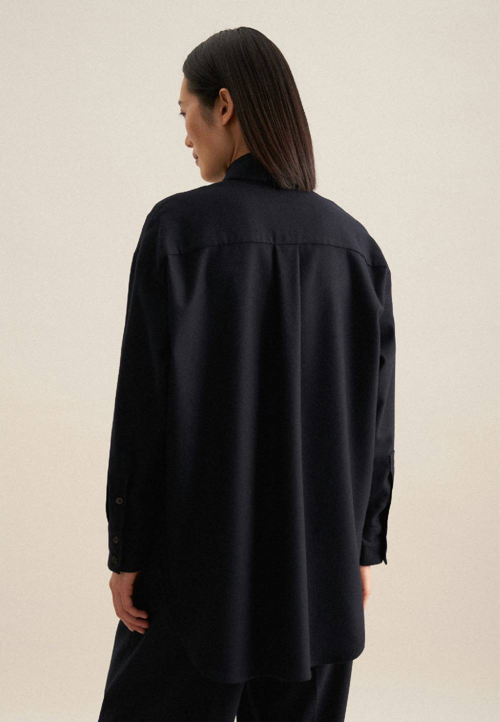 Studio Seidensticker Flanell Longbluse Tiefpreis